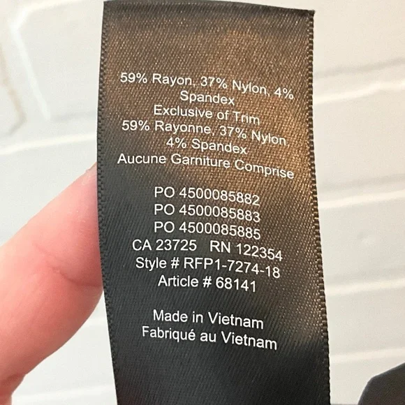 Aritzia Babaton Jethro Skirt Black Mini Asymmetric Size 00 Like new - Picture 11 of 16